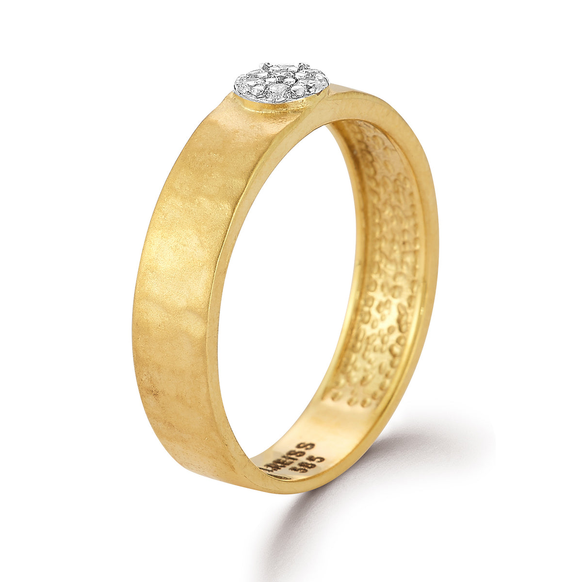 14K Gold 0.07 ct. tw. 4.5mm Narrow Band