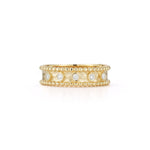 14K Gold 0.13 ct. tw. Lab Grown 5.5mm Beaded Ring