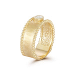 14K Gold 0.25 ct. tw. Lab Grown 8mm Beaded Ring