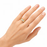 14K Gold 0.25 ct. tw. Lab Grown 8mm Beaded Ring