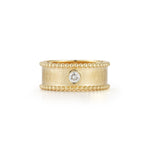 14K Gold 0.15 ct. tw. Lab Grown 8mm Beaded Ring