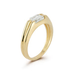 14K Gold 0.75 ct. tw. Lab Grown Rectangle Pinky Ring