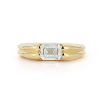 14K Gold 0.75 ct. tw. Lab Grown Rectangle Pinky Ring