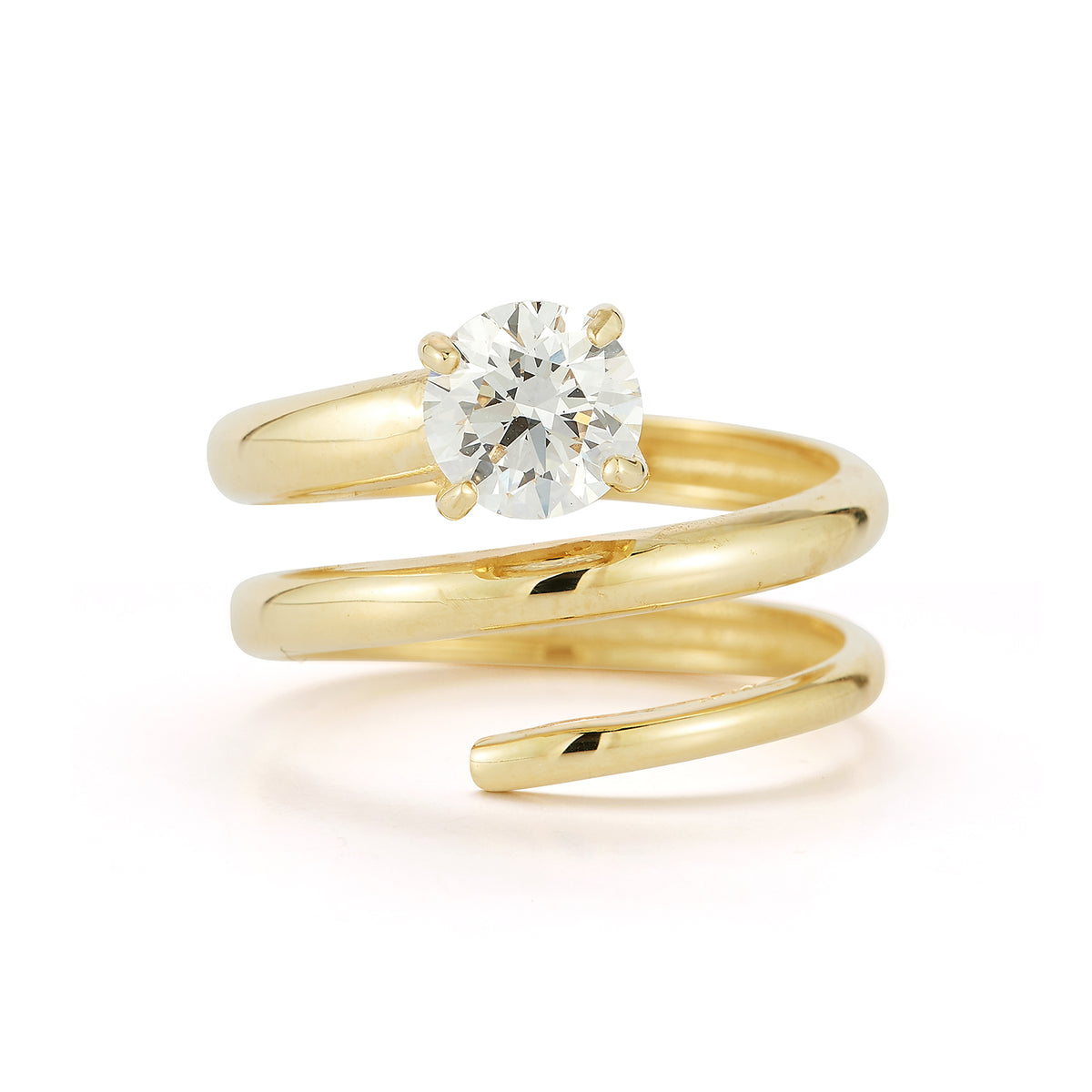 14K Gold 1.02 ct. tw. Lab Grown Oval-Shaped Diamond Cocktail Ring