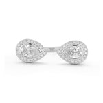14K Gold 0.42 ct. tw. Lab Grown Tear-Drop Diamond Ring