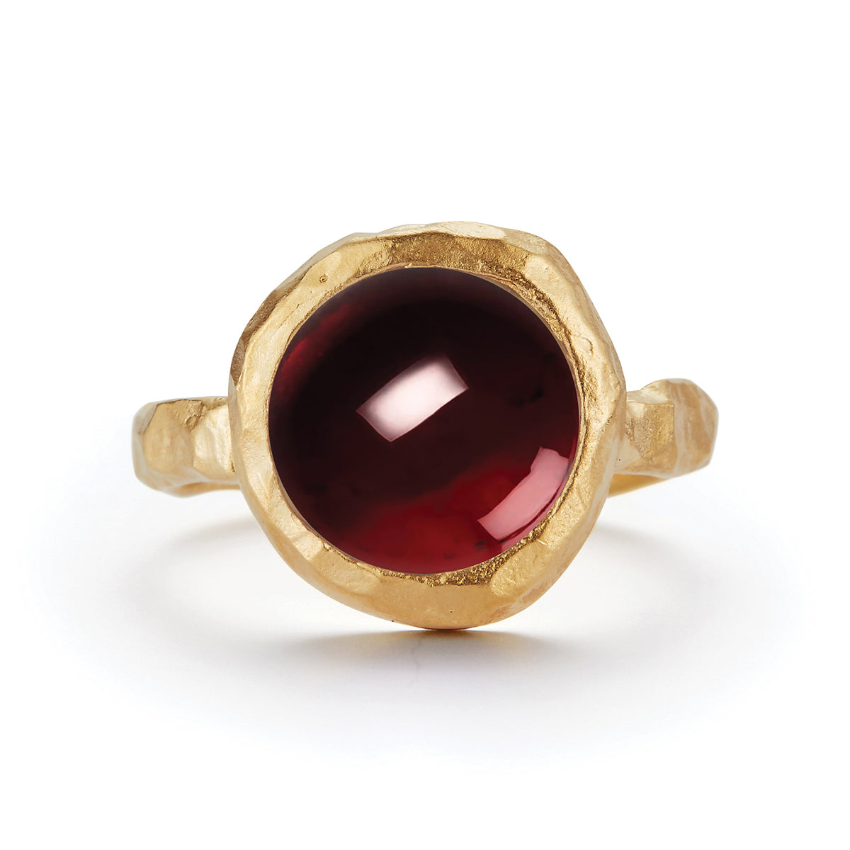 14K Gold 4.9 ct. tw. Garnet Cocktail Ring