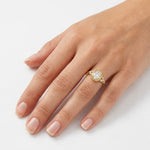 14K Gold 0.15 ct. tw. Diamond & 2.02 ct. tw. Lab Grown Diamond Cocktail Ring
