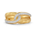 14K Gold 0.27 ct. tw. Interlocking Ring