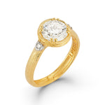 14K Gold 2.02 ct. tw. Lab Grown Diamond & 0.05 ct. tw. Natural Diamond Cocktail Ring