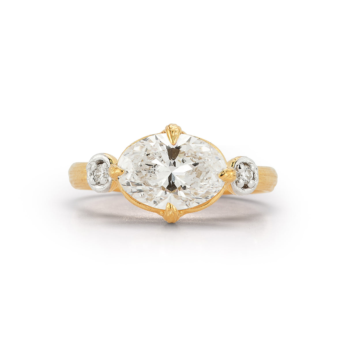 14K Gold 2.03 ct. tw. Lab Grown Diamond & 0.05 ct. tw. Diamond Cocktail Ring