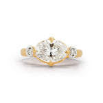 14K Gold 2.03 ct. tw. Lab Grown Diamond & 0.05 ct. tw. Diamond Cocktail Ring