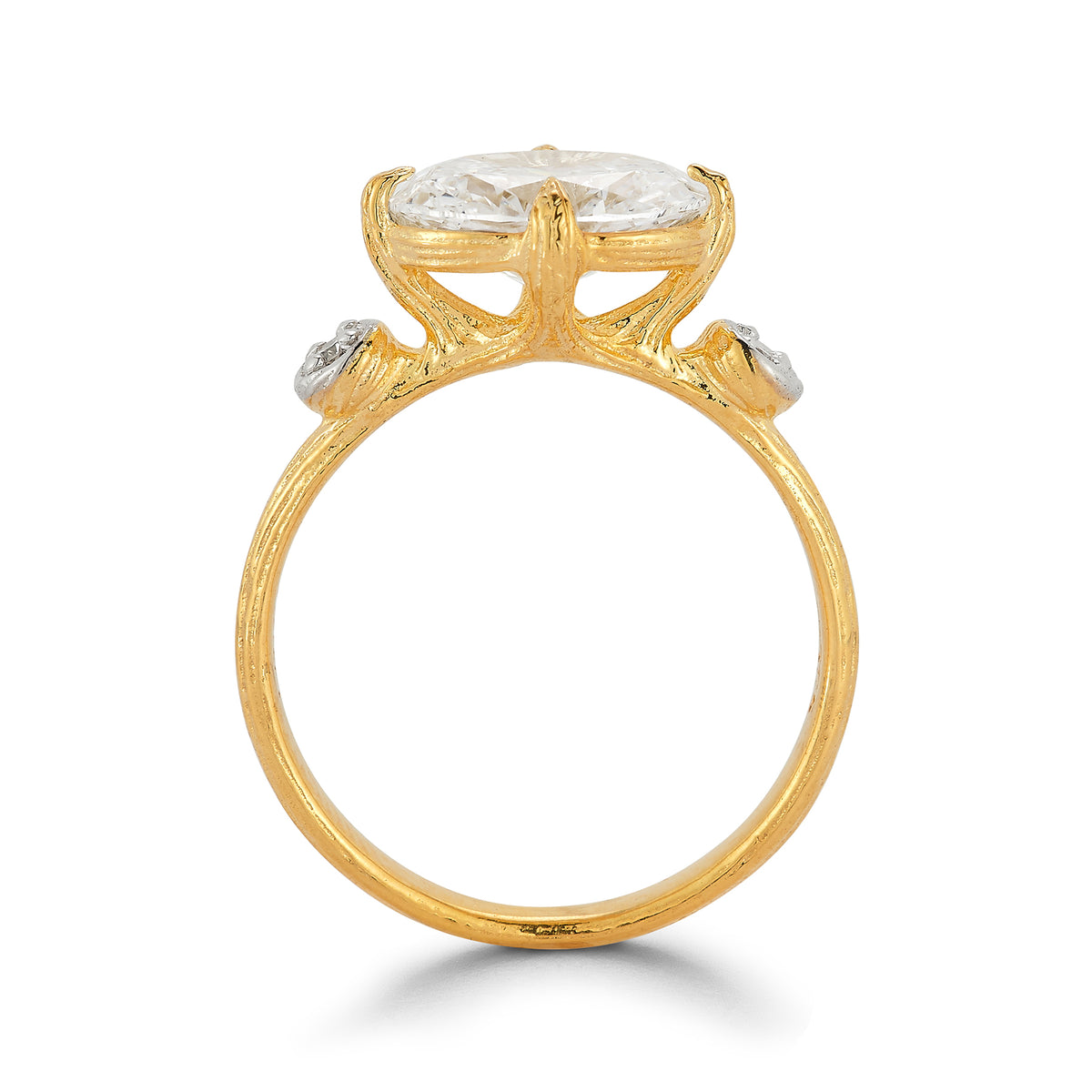 14K Gold 2.03 ct. tw. Lab Grown Diamond & 0.05 ct. tw. Diamond Cocktail Ring