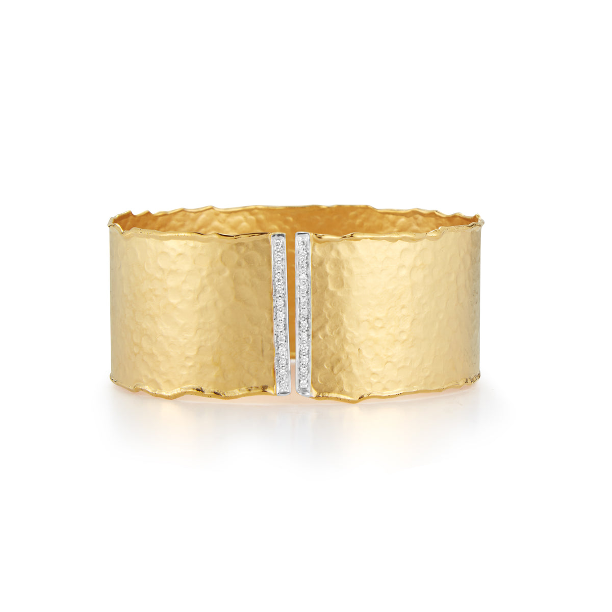 14K-Y GALLERY CUFF 0.35CT