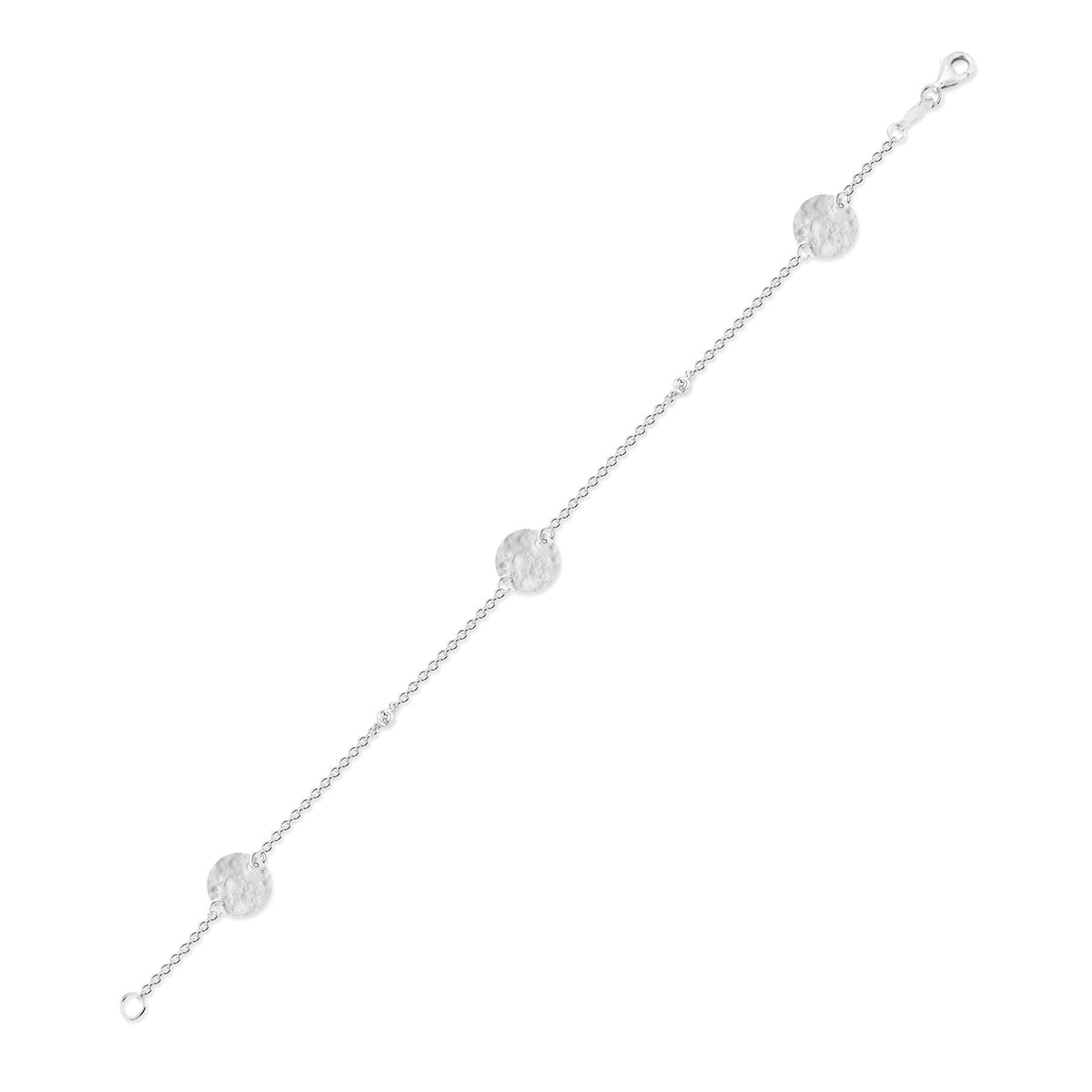 14K-Y Round Gold-by-the-Yard Bracelet, 0.03CT