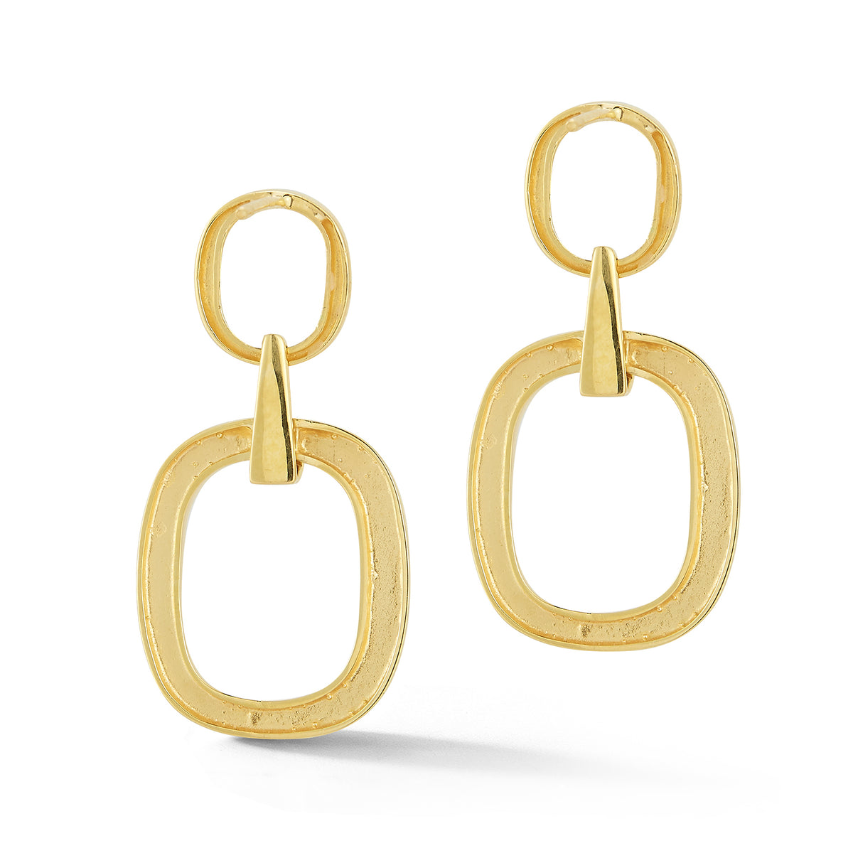 14K-Y GALLERY EARR., 0.10CT