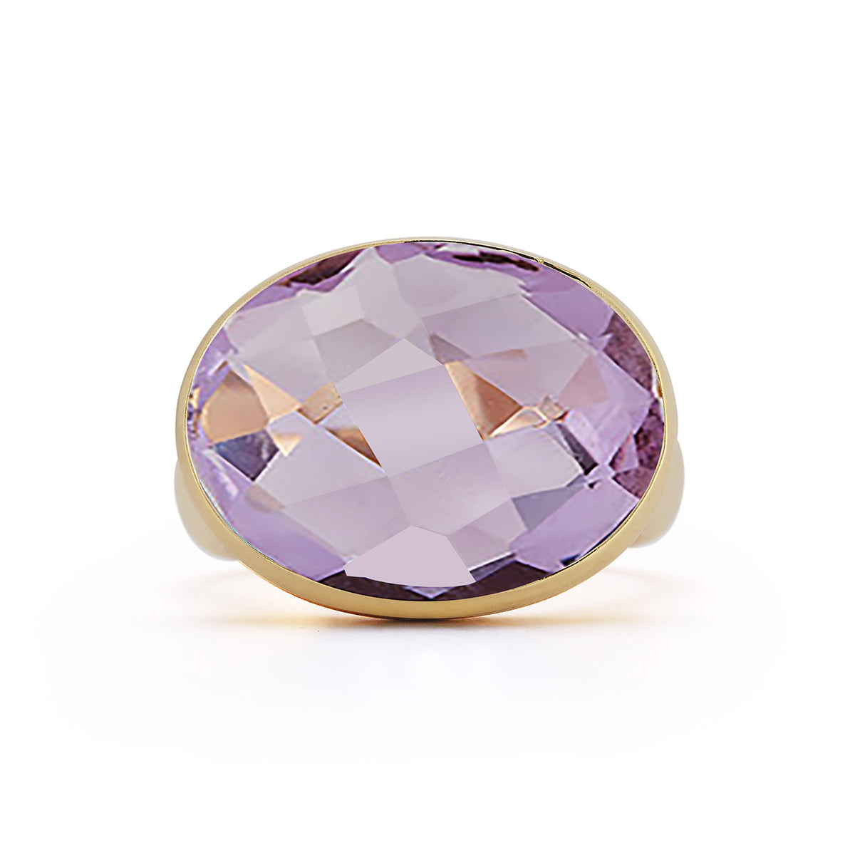 14K-Y AMETHYST COCKTAIL RING