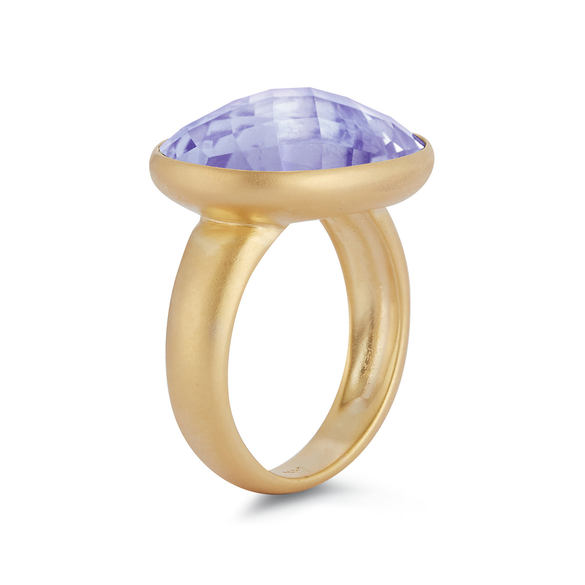 14K-Y AMETHYST COCKTAIL RING