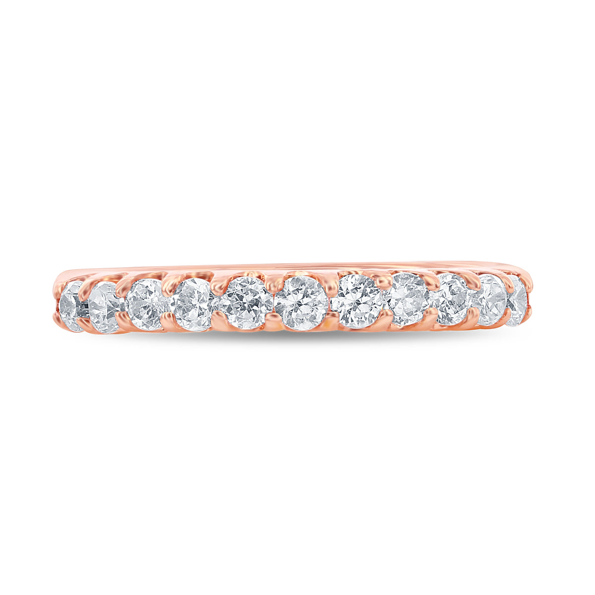 14K-W STACKABLE DIA. RING, 0.35CT