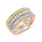 14K-P STACKABLE DIA. RING, 0.35CT