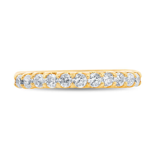 14K-W STACKABLE DIA. RING, 0.35CT